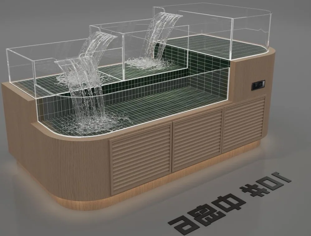 Mist Spray Refrigerated Ice Table configuration reference extracted from the supplied custom PDF